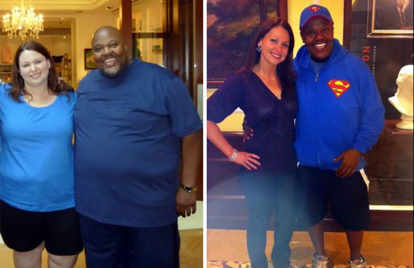 Inspiring photos of couples before and after losing weight together