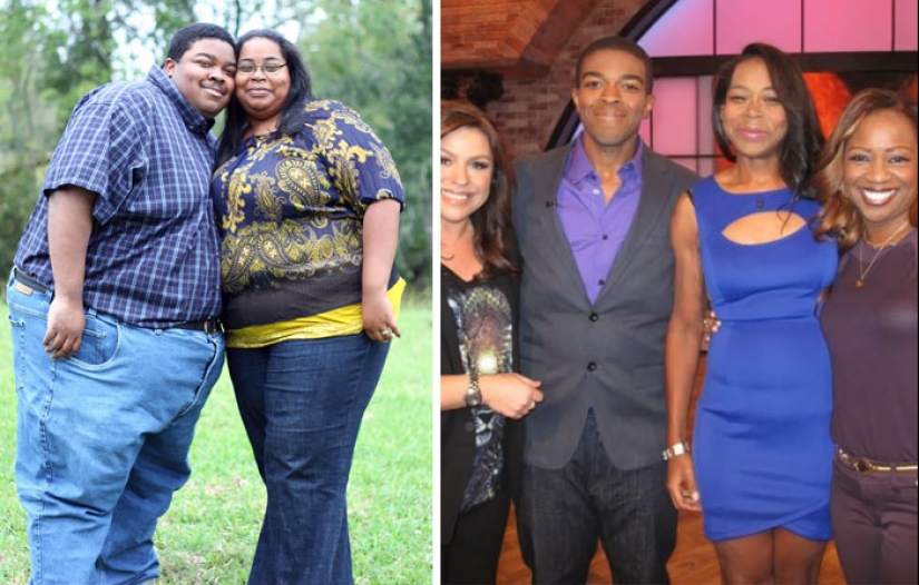 Inspiring photos of couples before and after losing weight together