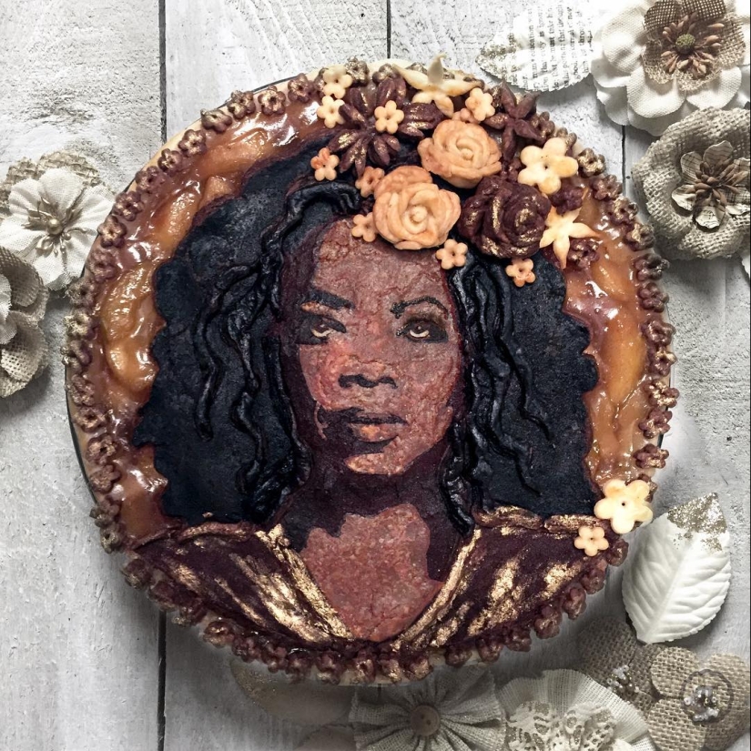 It's even a pity to cut: pop culture in pies