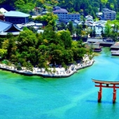 Itsukushima is a sacred island where it is forbidden to be born and die