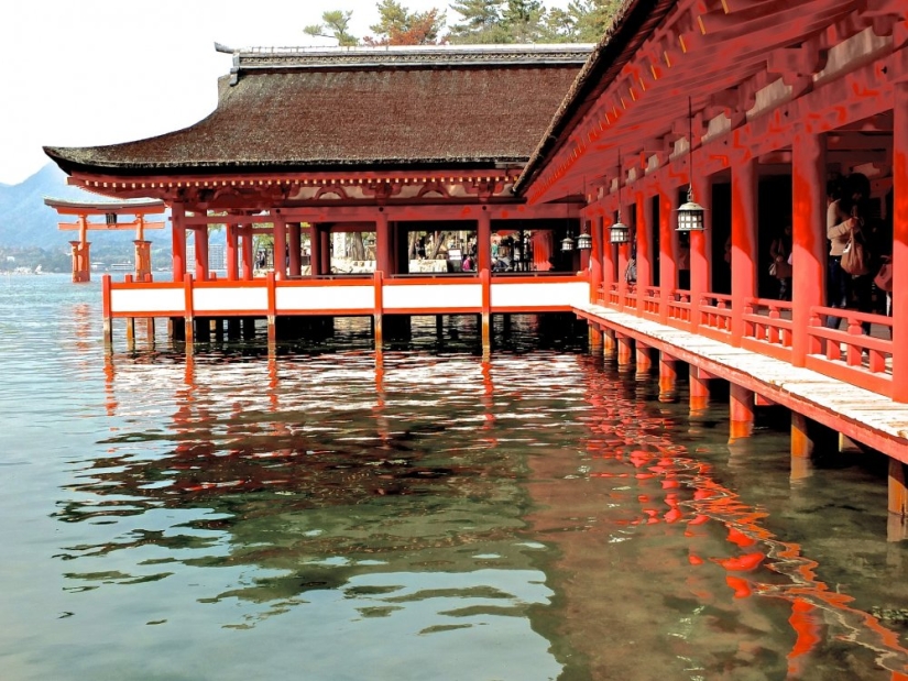 Itsukushima is a sacred island where it is forbidden to be born and die