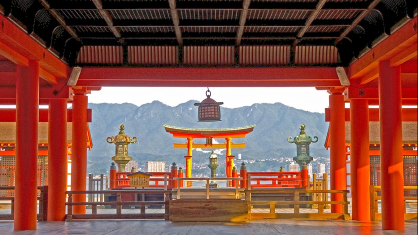 Itsukushima is a sacred island where it is forbidden to be born and die