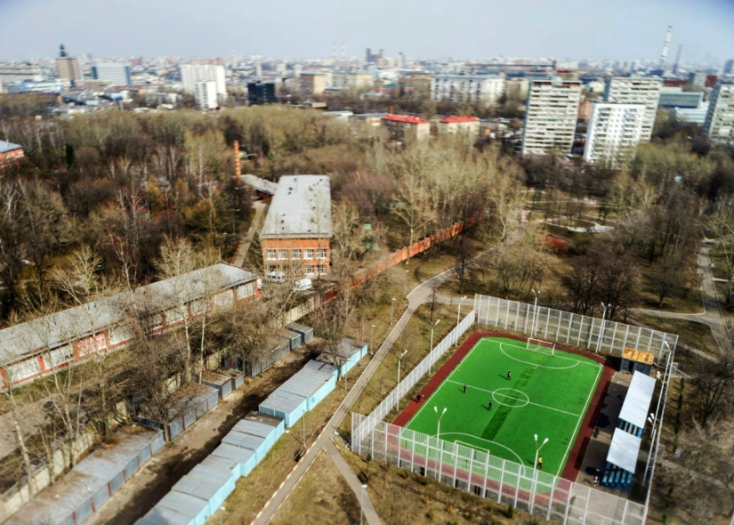 Juguete lugar de nacimiento: los paisajes urbanos de Rusia en la lente tilt-shift