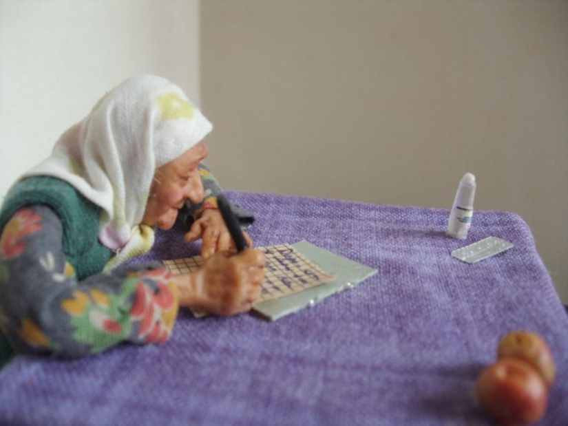 "Juguetes para adultos": un toque de casa de Muñecas miniaturas Irina Verhgradskaya