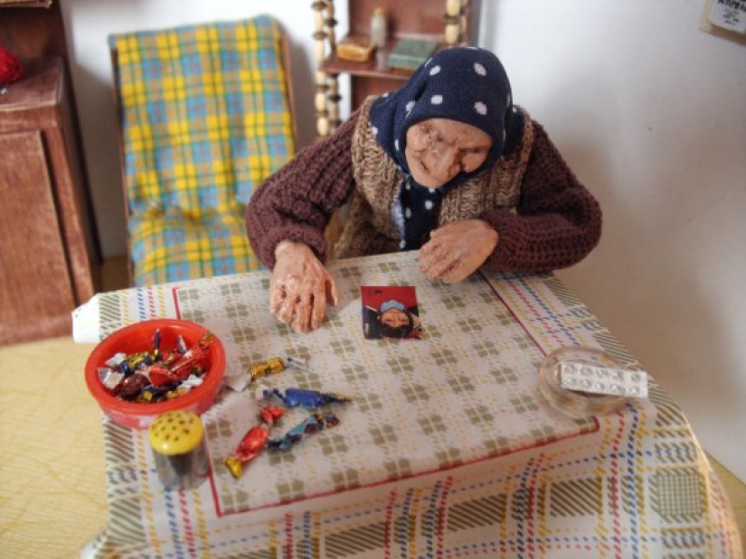 "Juguetes para adultos": un toque de casa de Muñecas miniaturas Irina Verhgradskaya