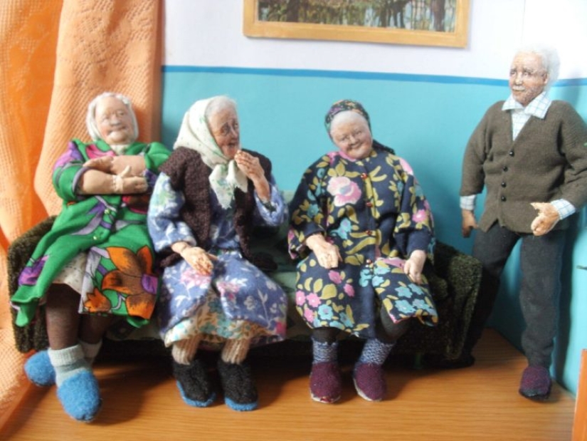 "Juguetes para adultos": un toque de casa de Muñecas miniaturas Irina Verhgradskaya