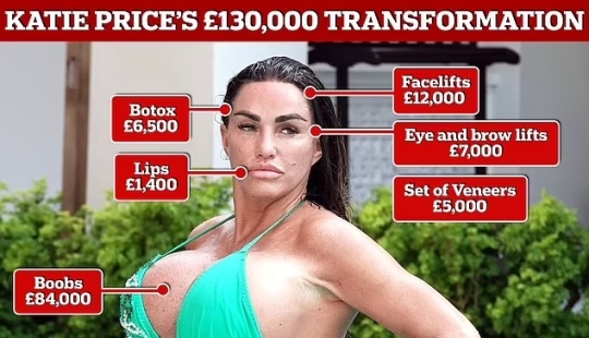 Katie Price shocks as she reveals the results of her 'bum lift' in TINY black thong
