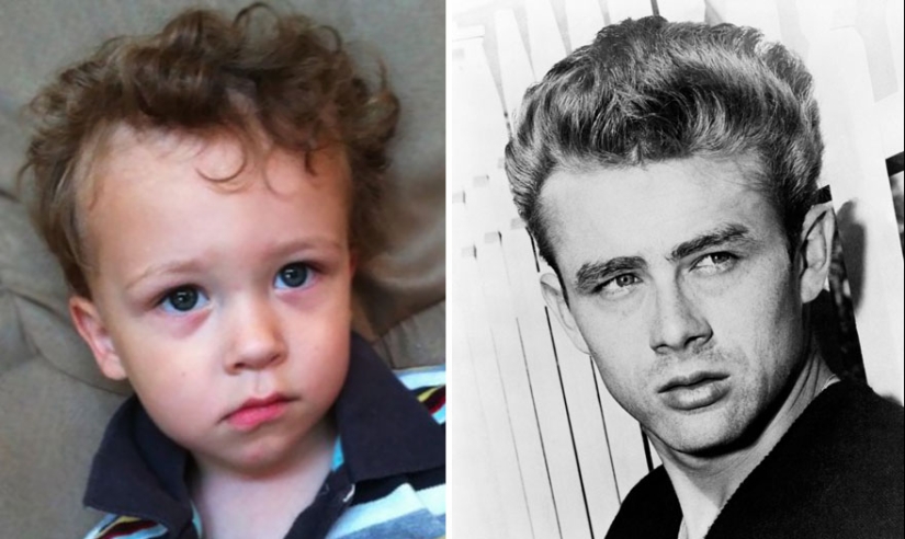 Kids who suddenly look like famous people