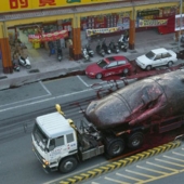 &quot;Kitostrofa&quot; in Taiwan - a sea giant exploded on the street