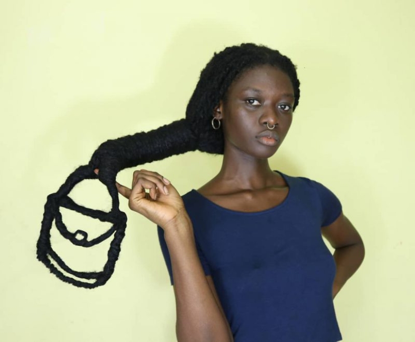 Kosa-Krasa: African artist creates amazing sculptures out of my own hair