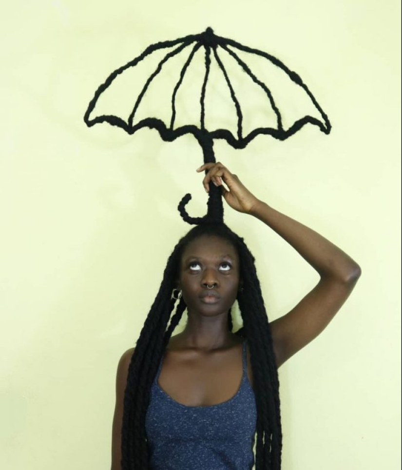 Kosa-Krasa: African artist creates amazing sculptures out of my own hair