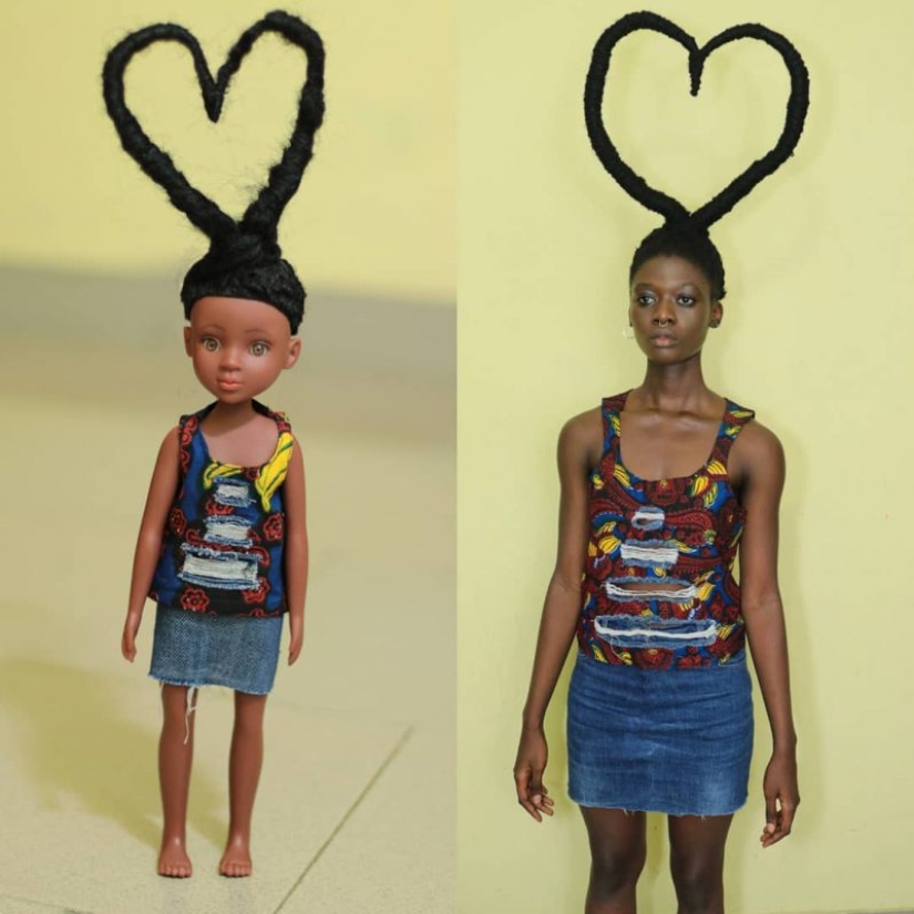 Kosa-Krasa: African artist creates amazing sculptures out of my own hair