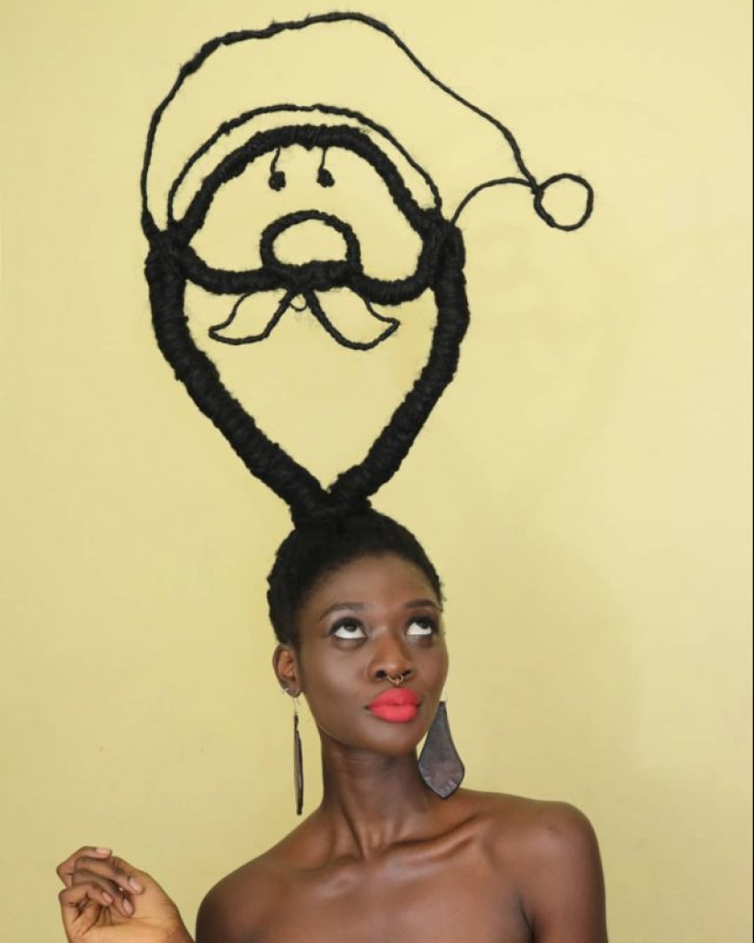 Kosa-Krasa: African artist creates amazing sculptures out of my own hair