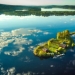 La belleza de las cuatro estaciones en la pequeña isla finlandesa de Long Stone