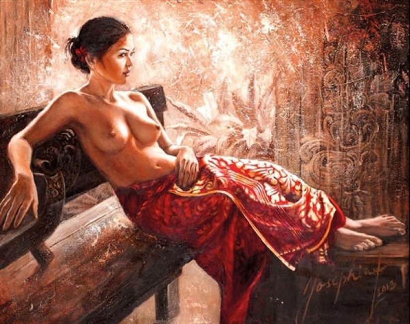 La belleza de las mujeres indonesias en los retratos de Josephine Linggar