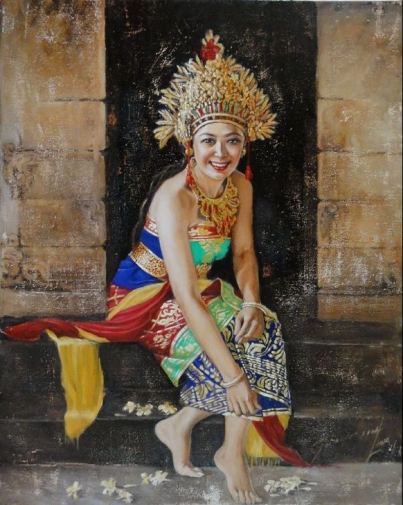 La belleza de las mujeres indonesias en los retratos de Josephine Linggar
