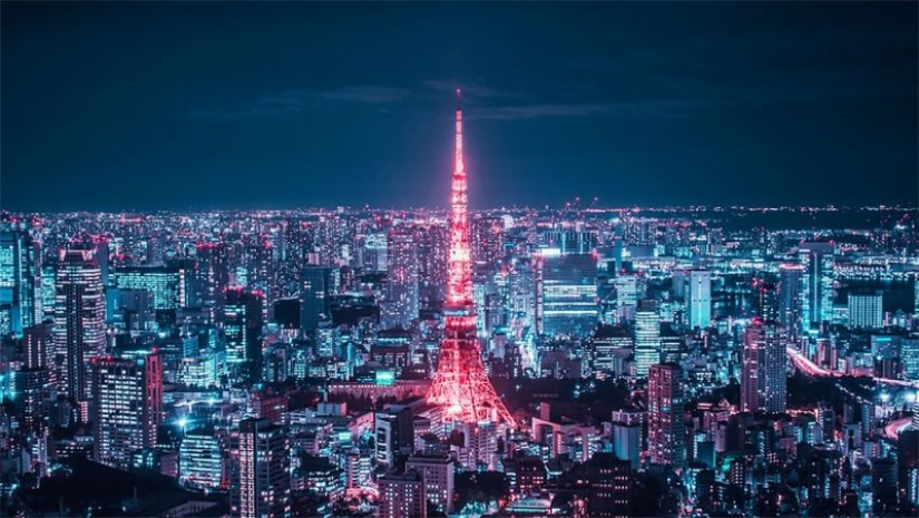 La ciudad de las luces: 15 impresionantes imágenes de Tokio por la noche desde una altura de rascacielos