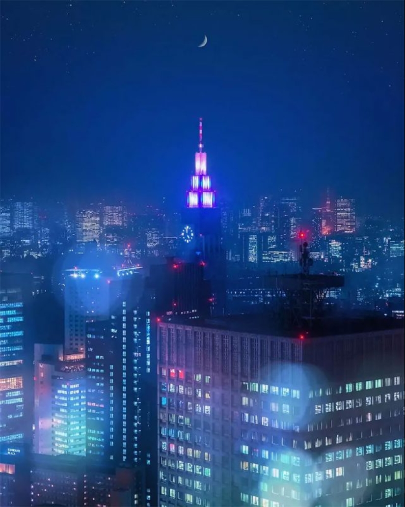 La ciudad de las luces: 15 impresionantes imágenes de Tokio por la noche desde una altura de rascacielos