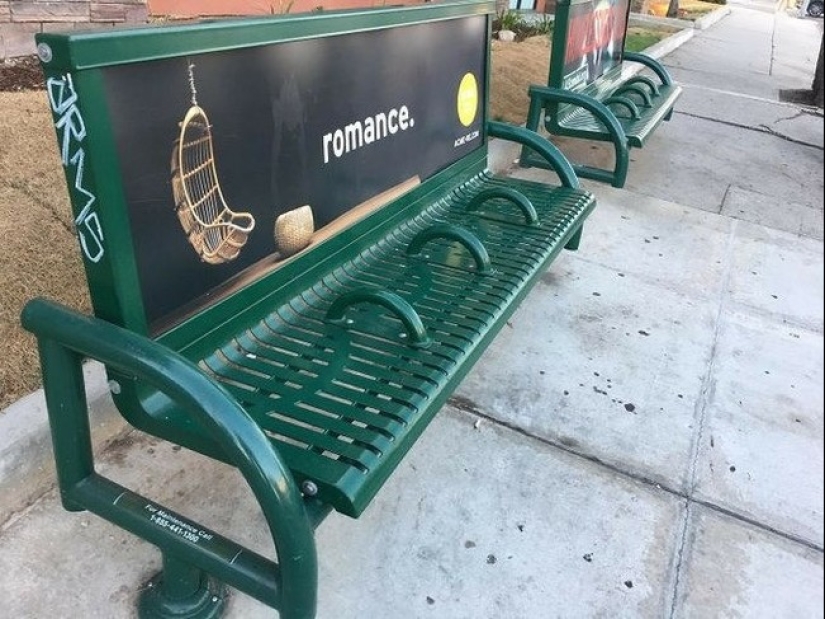 La ergonomía, por el contrario: en diferentes ciudades de todo el mundo están luchando con las personas sin hogar