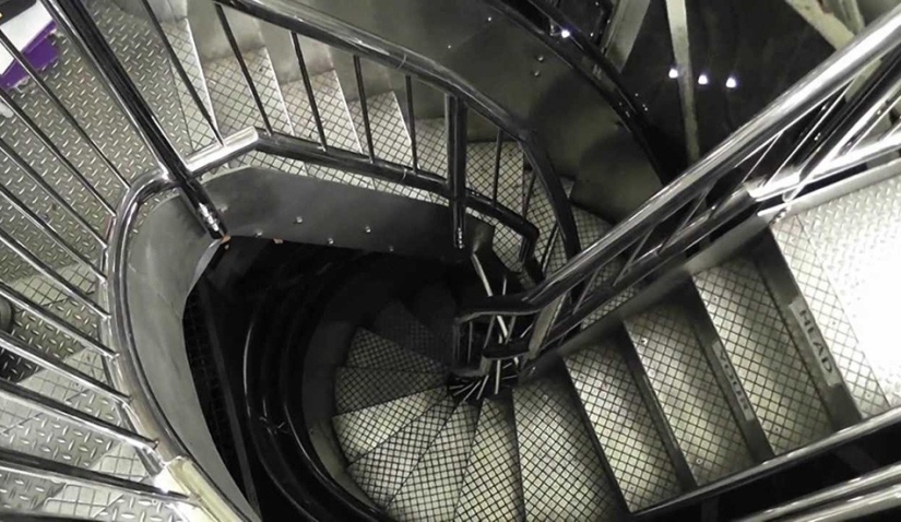 La espeluznante escaleras en el mundo