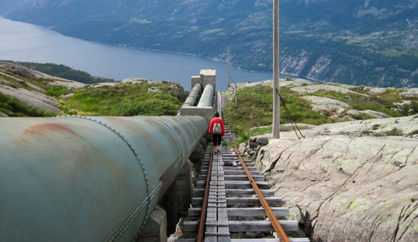 La espeluznante escaleras en el mundo