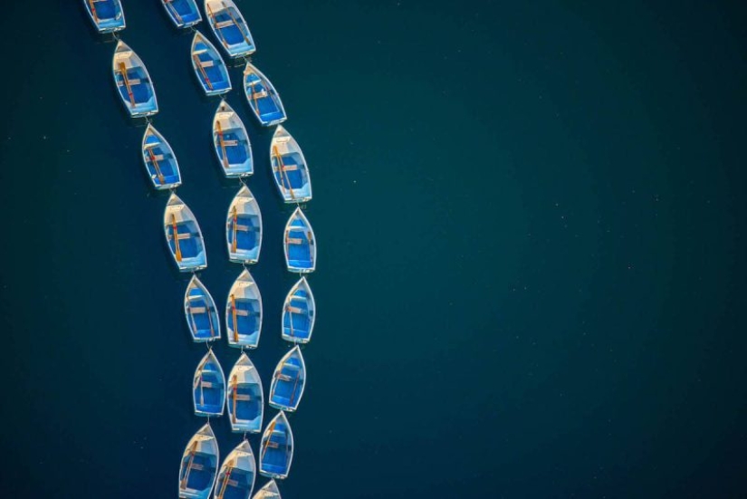 La fuente de la vida: la relación de la humanidad y de agua en las fotografías aéreas por Jason Hawkes