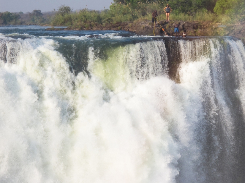 La Fuente del Diablo en las Cataratas Victoria