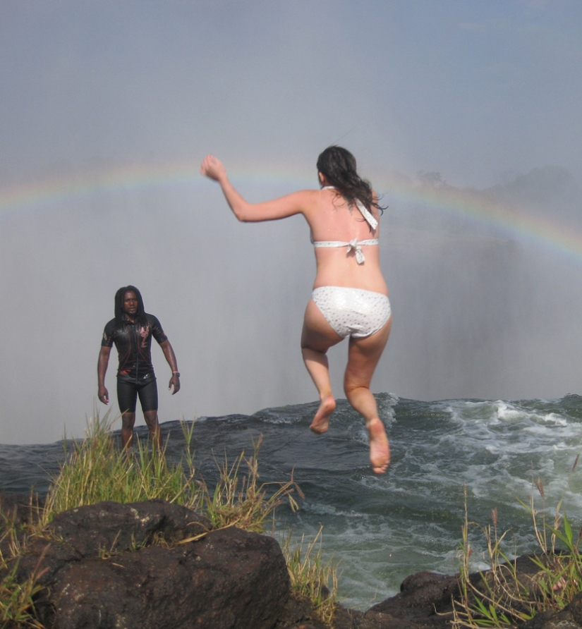 La Fuente del Diablo en las Cataratas Victoria