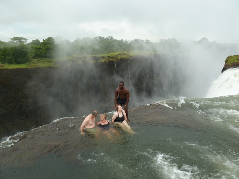 La Fuente del Diablo en las Cataratas Victoria