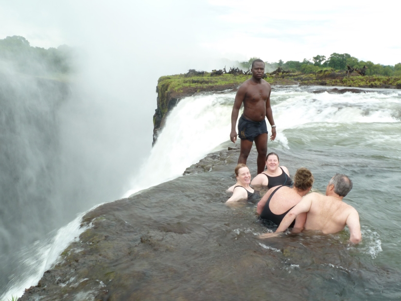 La Fuente del Diablo en las Cataratas Victoria