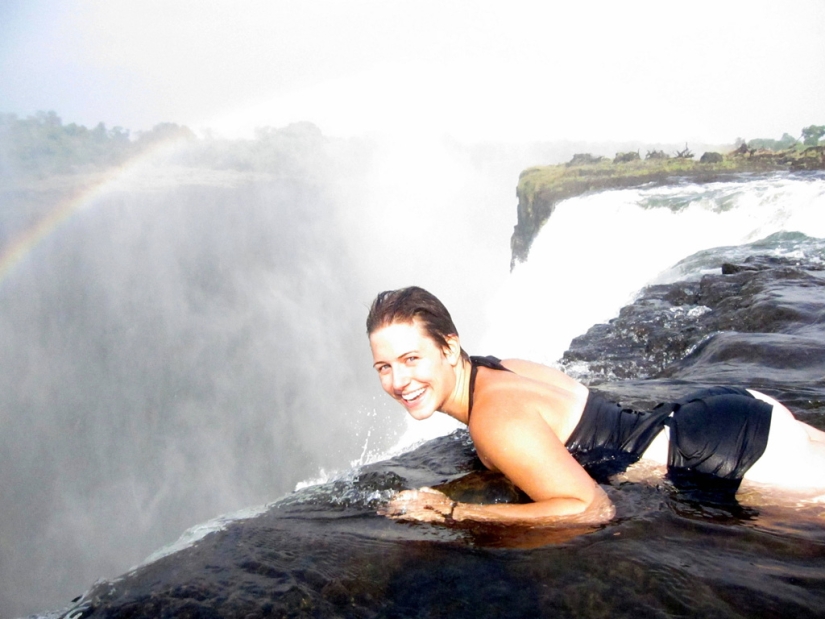 La Fuente del Diablo en las Cataratas Victoria