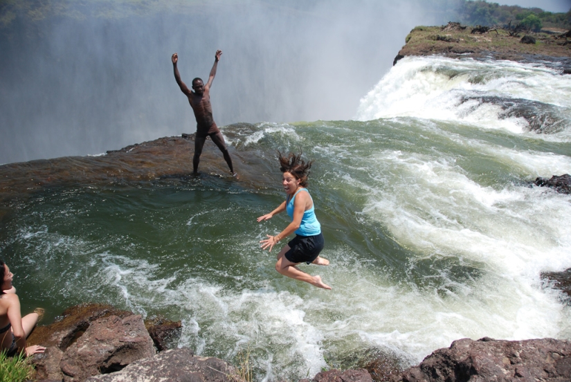 La Fuente del Diablo en las Cataratas Victoria