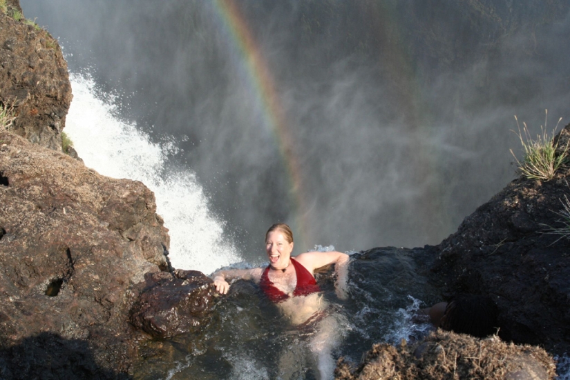 La Fuente del Diablo en las Cataratas Victoria