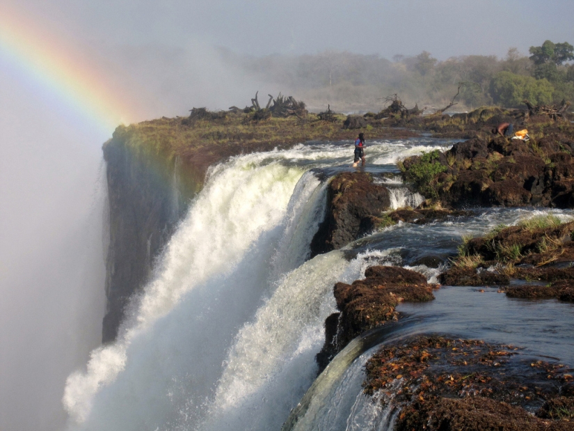 La Fuente del Diablo en las Cataratas Victoria