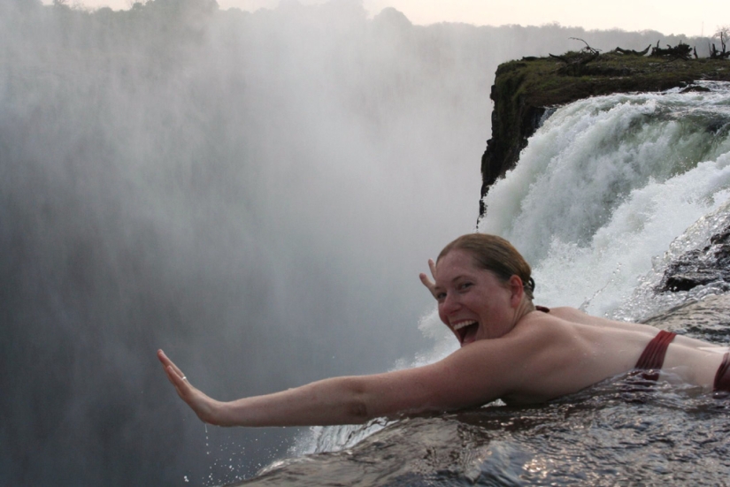 La Fuente del Diablo en las Cataratas Victoria