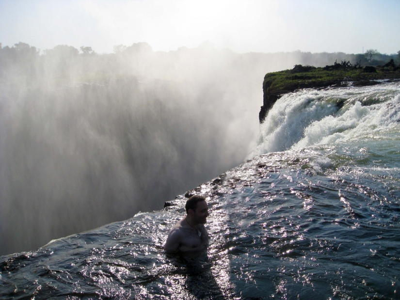 La Fuente del Diablo en las Cataratas Victoria