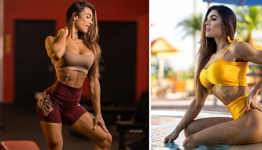 La historia de Eliza Pechini, que luchó con la anorexia y se dejó llevar tanto que se convirtió en "Miss Olympia"