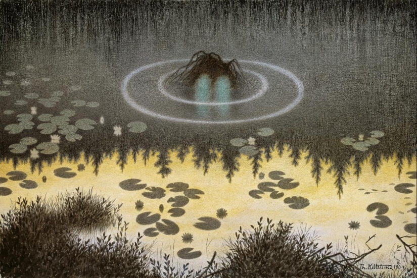 La historia de Theodor Kittelsen, el artista más misterioso y sombrío de Noruega