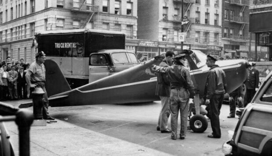 La historia de Thomas Fitzpatrick, quien aterrizó dos veces un avión en el centro de Nueva York