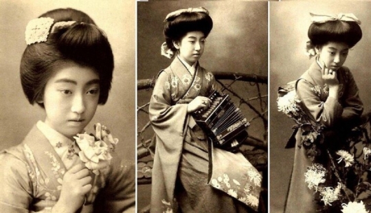 La historia de vida y hermosas fotos de la geisha de nueve dedos Tise Takaoka