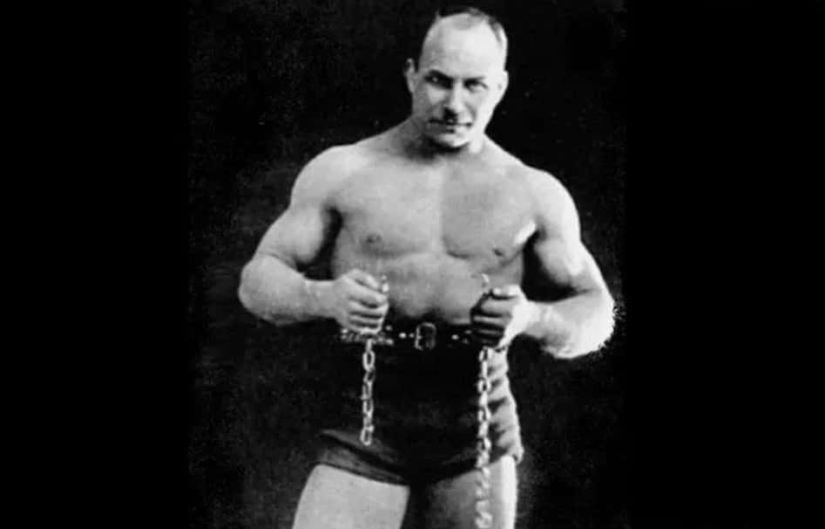 La historia del atleta de circo Alexander Zass - ruso "Iron Samson"