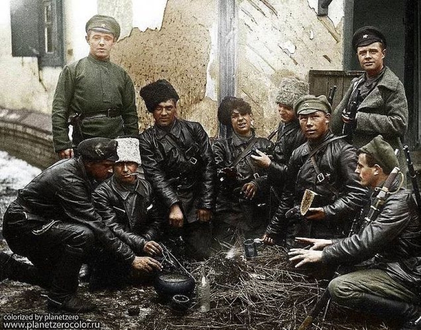 La historia en color: fotos de Rusia en el siglo XX, después de la coloración