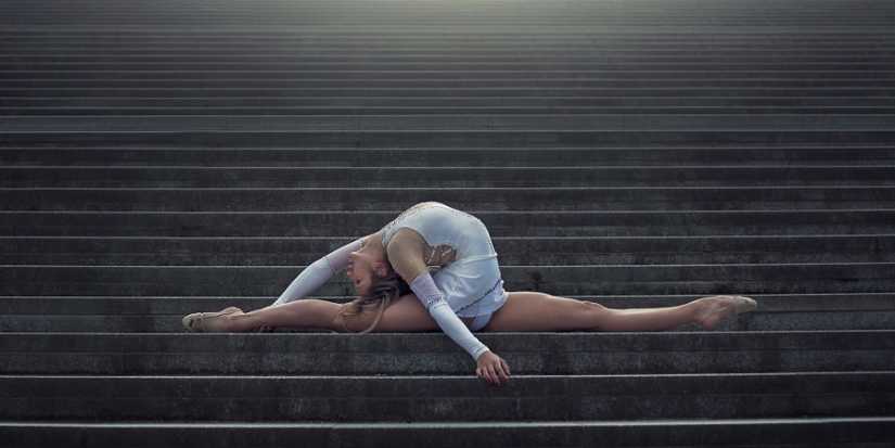 La magia de bailar con la metrópoli: una magnífica serie de fotos de gimnastas y bailarines de Dimitri Rulland