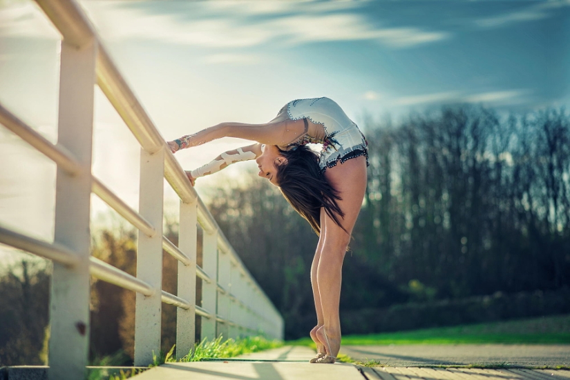 La magia de bailar con la metrópoli: una magnífica serie de fotos de gimnastas y bailarines de Dimitri Rulland