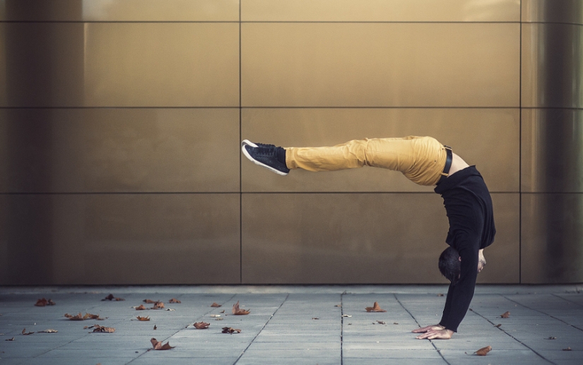 La magia de bailar con la metrópoli: una magnífica serie de fotos de gimnastas y bailarines de Dimitri Rulland