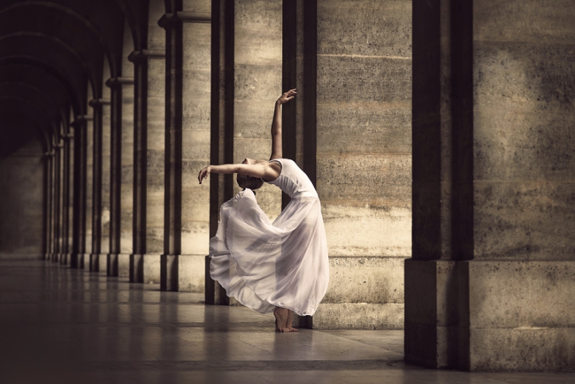 La magia de bailar con la metrópoli: una magnífica serie de fotos de gimnastas y bailarines de Dimitri Rulland