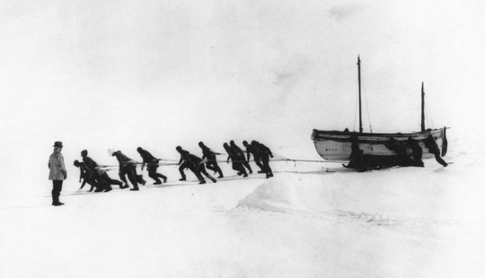 La mayoría de las impresionantes fotos de la Antártida a principios del siglo XX