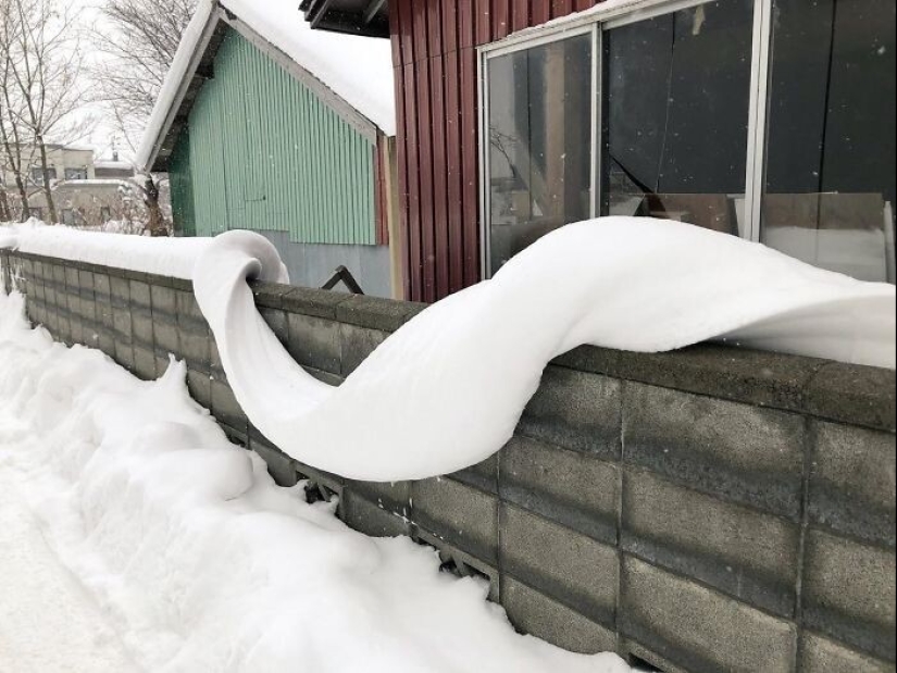 La nieve maravillas que va a ver una vez en tu vida