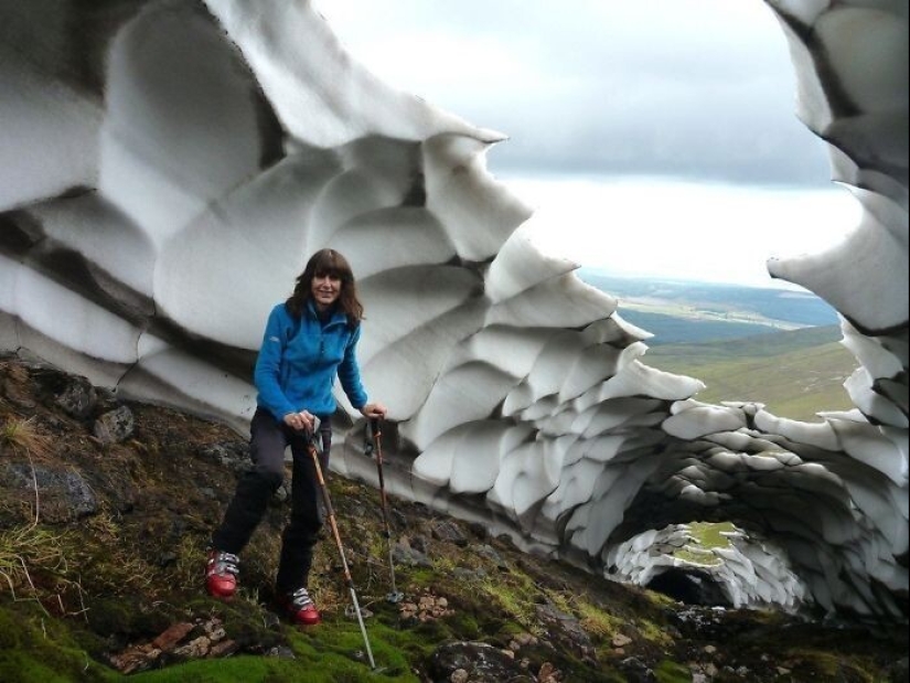 La nieve maravillas que va a ver una vez en tu vida