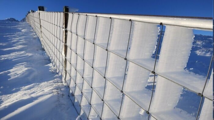 La nieve maravillas que va a ver una vez en tu vida